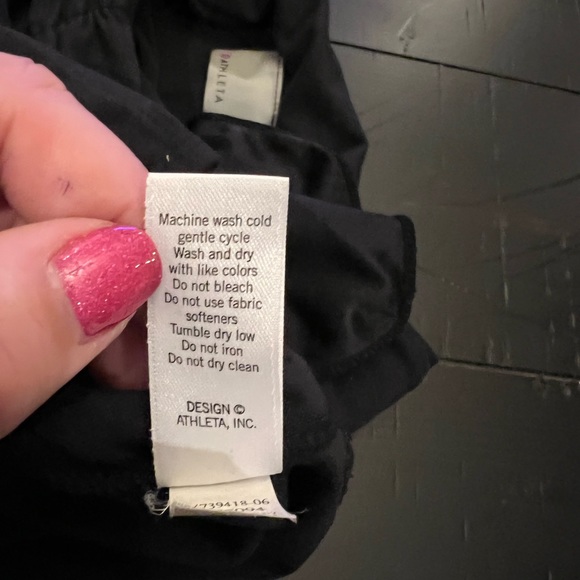 Athleta Black A-line Skirt - Sz S - Picture 7 of 9